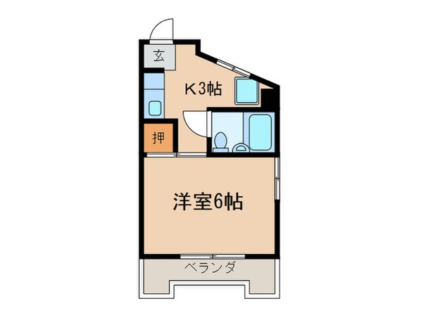 大脇マンションの物件間取画像